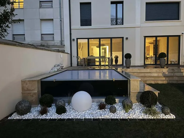 Conception et réalisation d’un jardin complet pour une maison à La Garenne-Colombes, Saint-Quentin, Avenir Vert