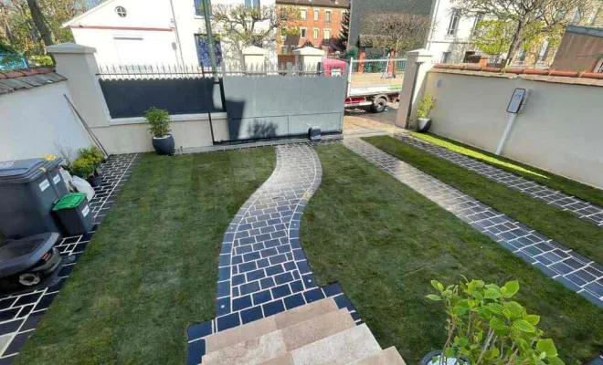 Conception et réalisation d’un jardin complet pour une maison à La Garenne-Colombes, Saint-Quentin, Avenir Vert